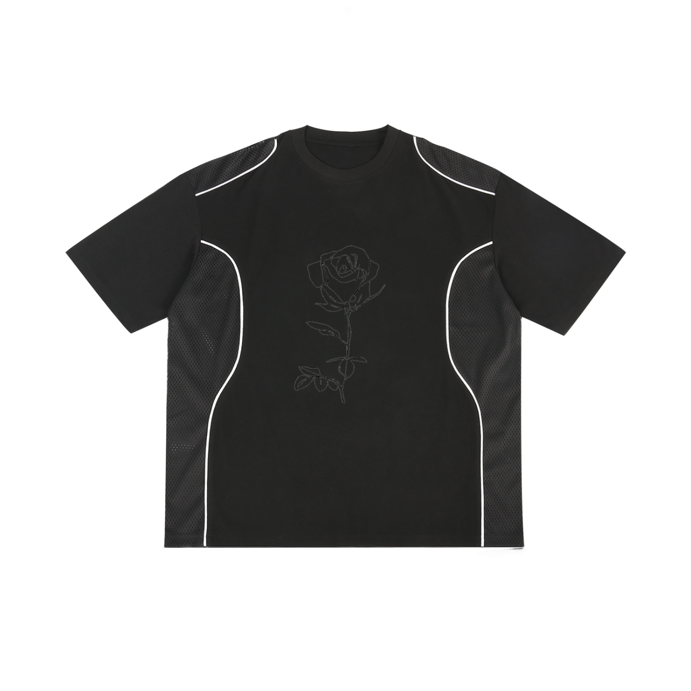 Getty Piped Panel T-Shirt
