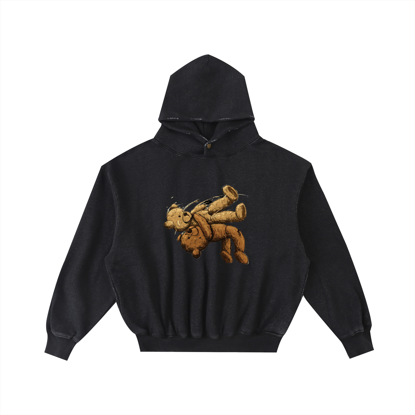 Getty bear Frayed Hoodie