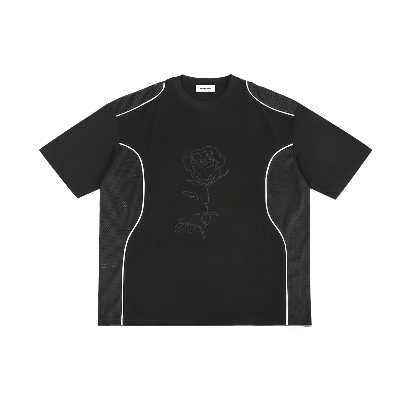 Getty Piped Panel T-Shirt