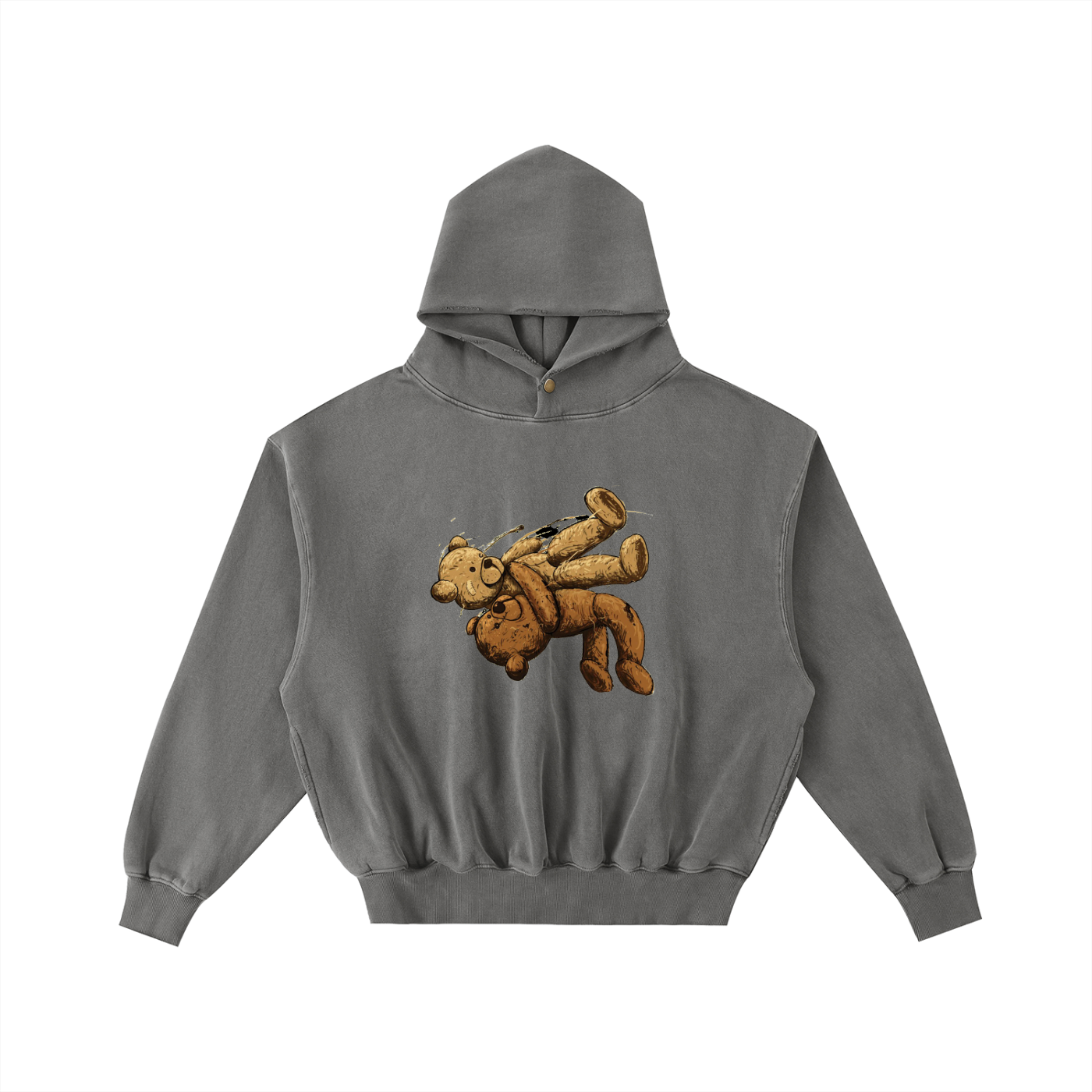 Getty bear Frayed Hoodie