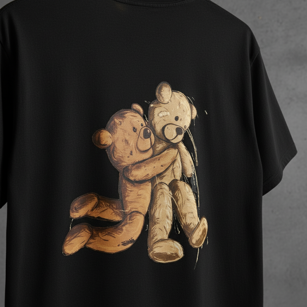 Black Bear Tee - Back Bear Design Only