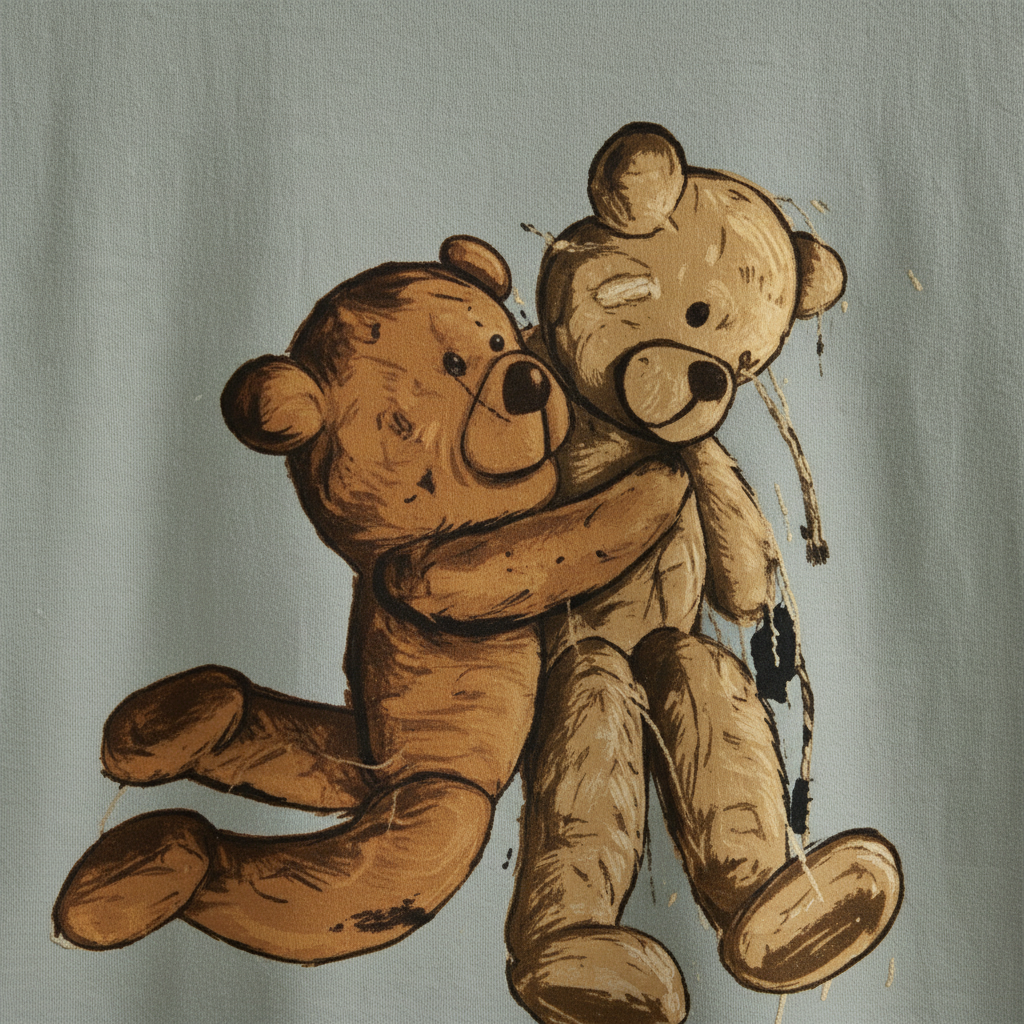 Getty Bear Back - Tight Detail Shot