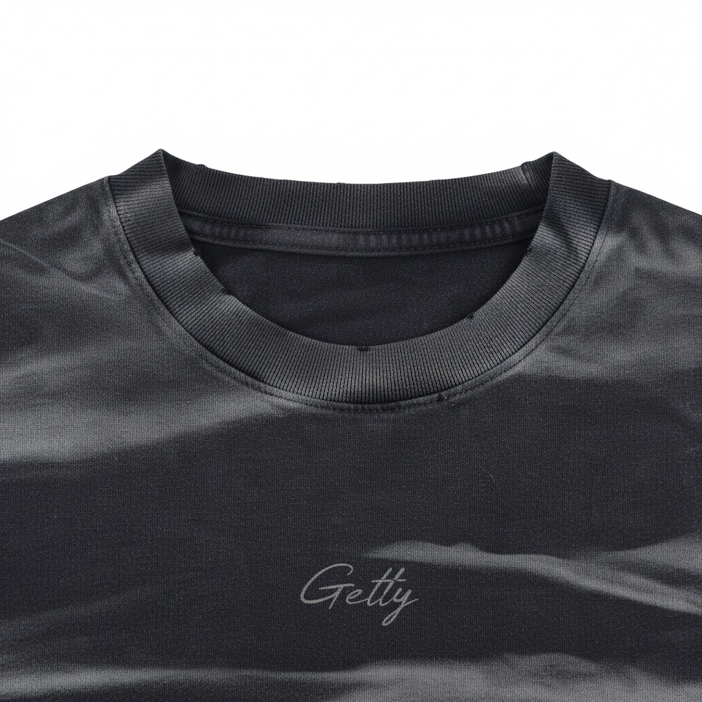 Getty Stripe T-Shirt - Neckline Detail