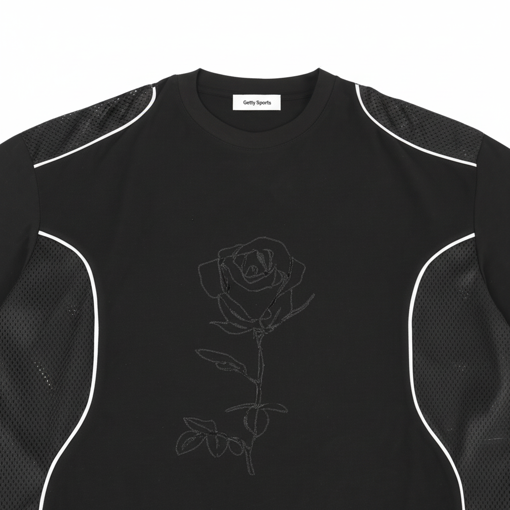 Getty Piped Panel T-Shirt