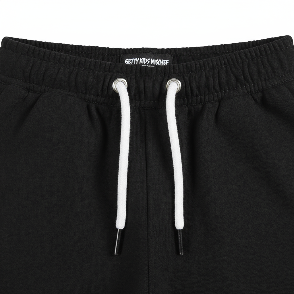 Waistband and drawstring detail